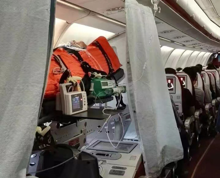 怒江跨国医疗包机、航空担架